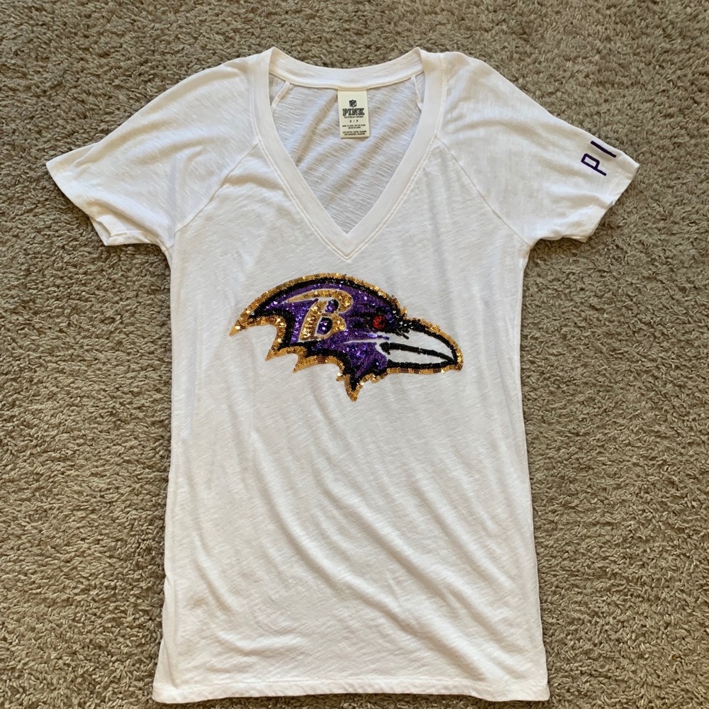 Pink NFL Ravens Tee